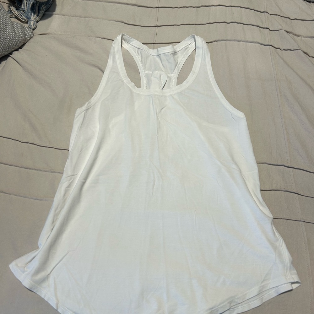 Lululemon Athletica White Tank Top